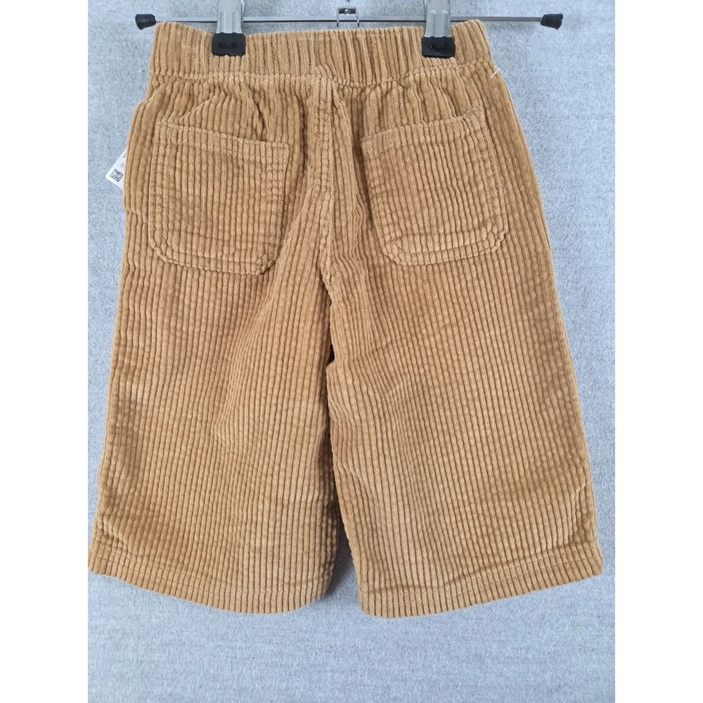 Old Navy Baby Girls 12-18 Mos Corded Wide Leg Pants Heart Buttons Preppy NEW